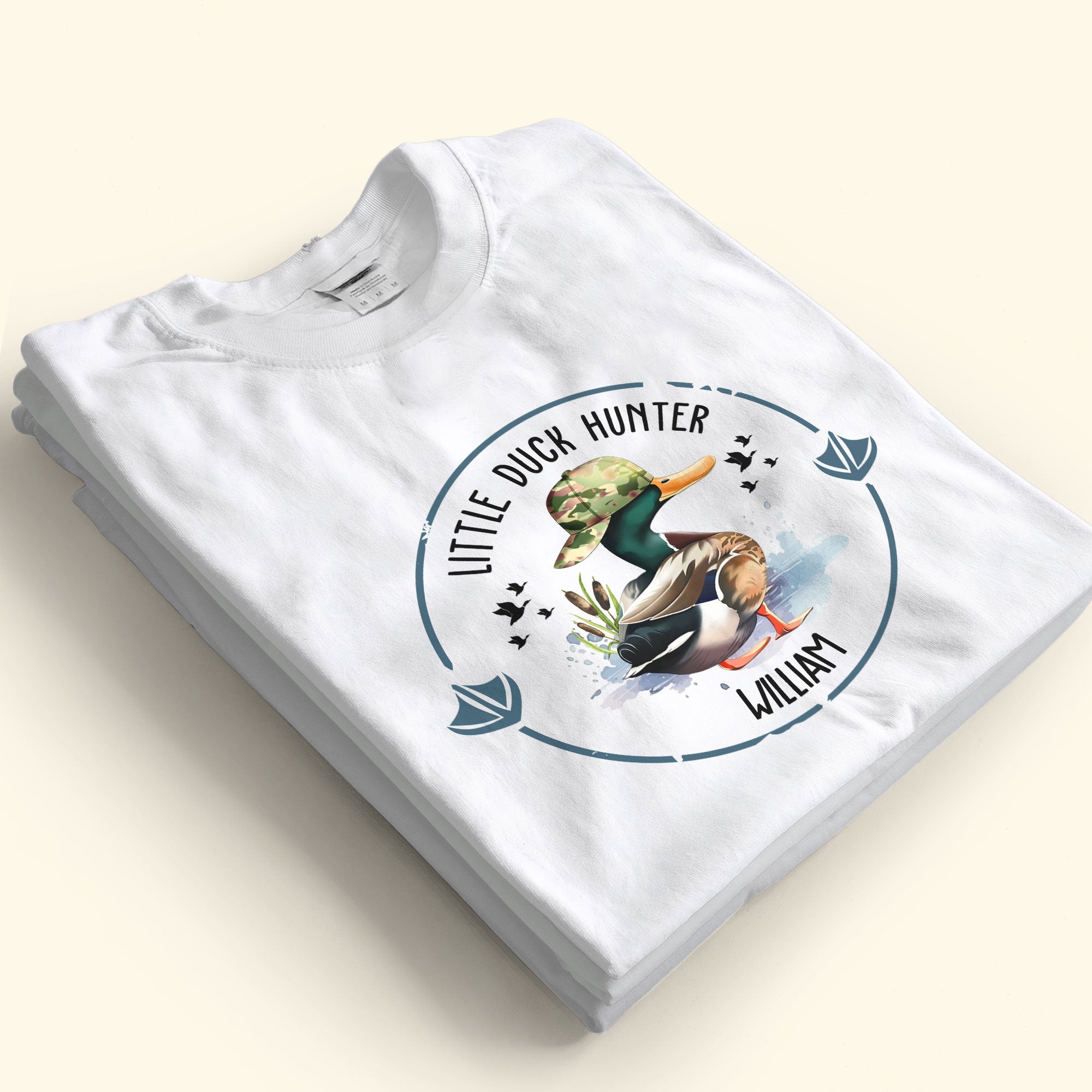 Daddy's Little Duck Hunter - Personalized Family Shirt