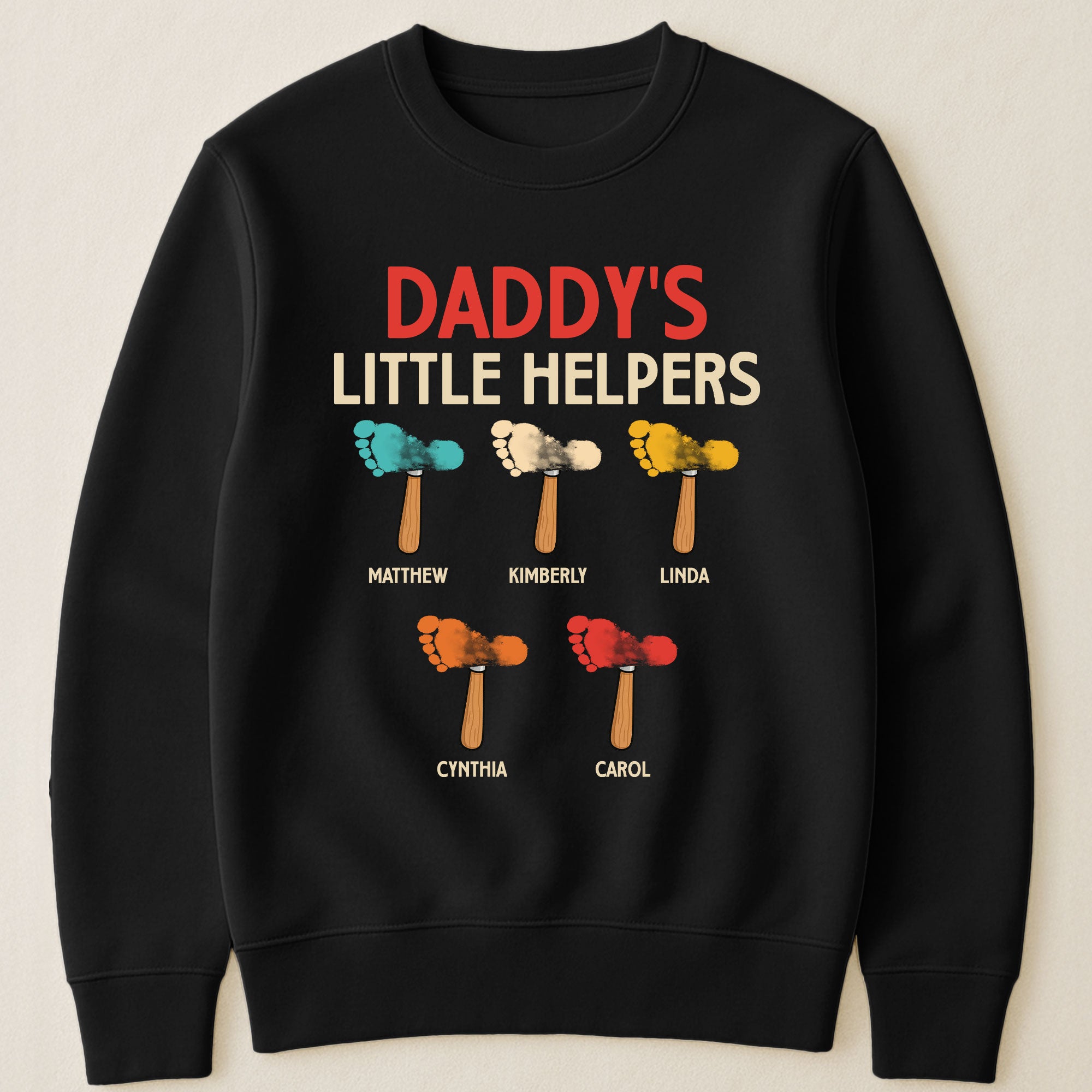 Daddy's Little Helpers Custom Kids Name - Personalized Shirt