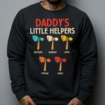 Daddy's Little Helpers Custom Kids Name - Personalized Shirt
