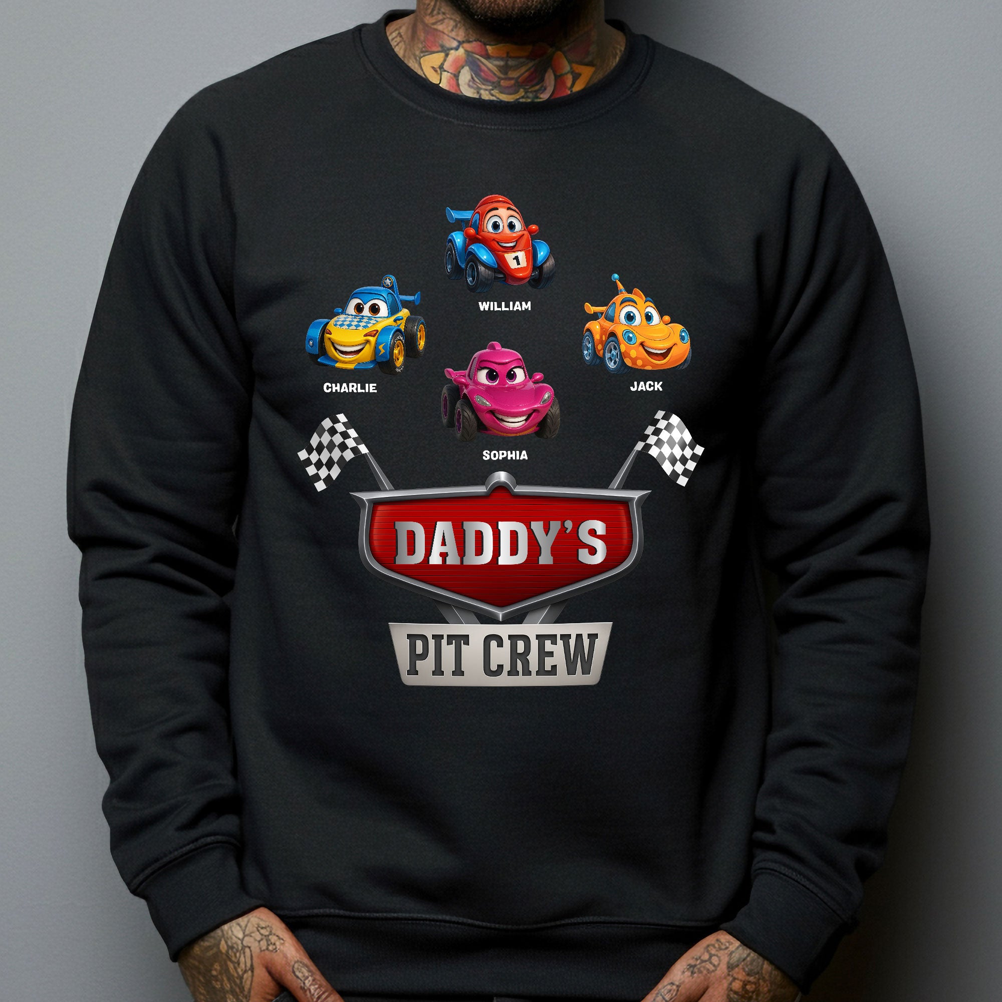 Daddy's Pit Crew - Personalized Shirt