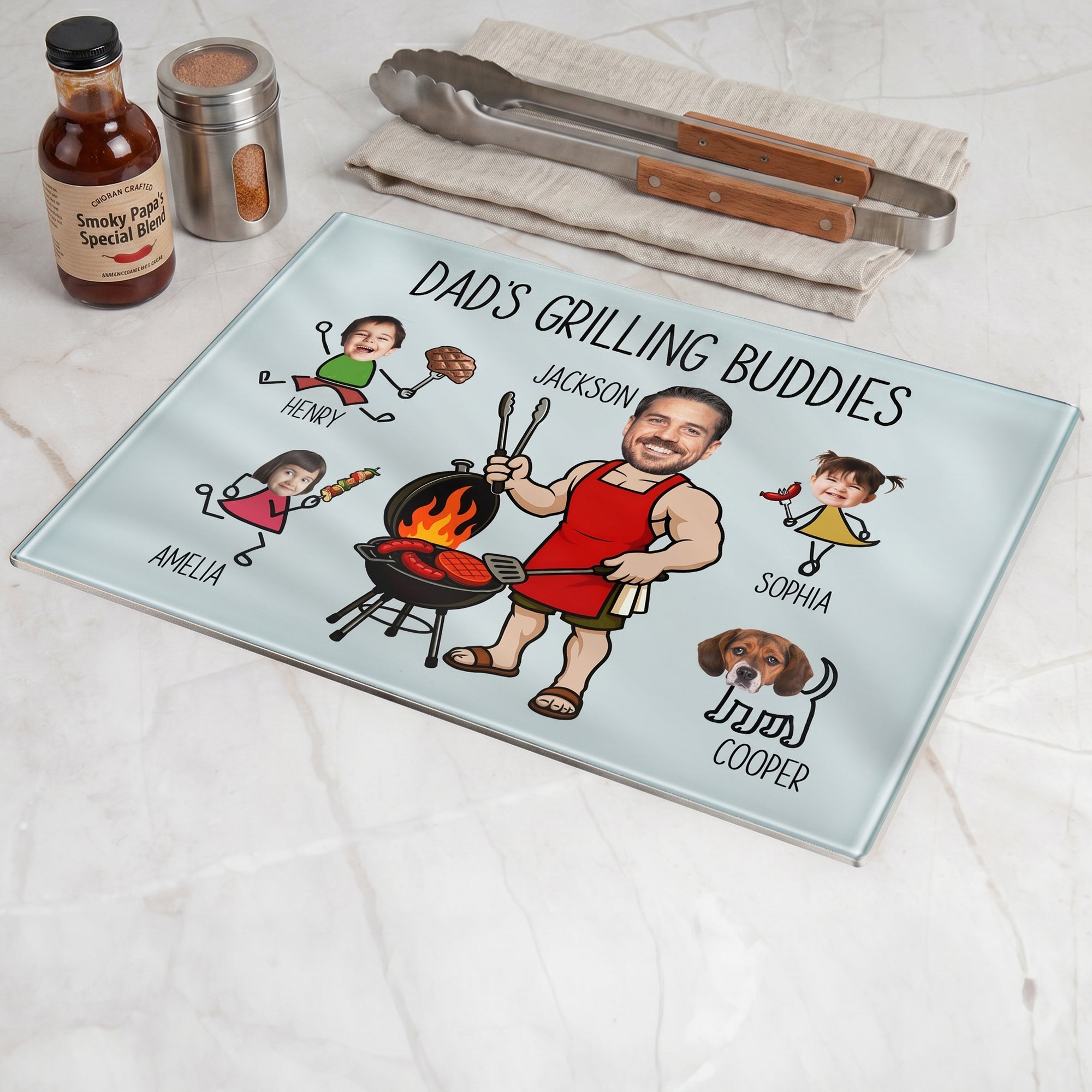 Dads-Grilling-Buddies-Custom-Kid-Faces-Fathers-Day-Gift-For-Him-Personalized-Cutting-Board-2