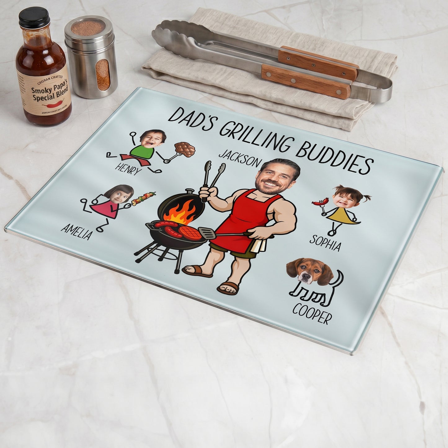 Dads-Grilling-Buddies-Custom-Kid-Faces-Fathers-Day-Gift-For-Him-Personalized-Cutting-Board-2