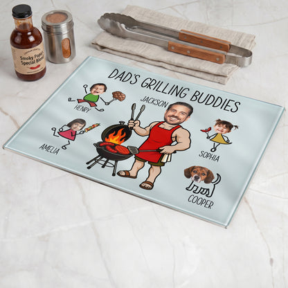 Dads-Grilling-Buddies-Custom-Kid-Faces-Fathers-Day-Gift-For-Him-Personalized-Cutting-Board-2