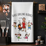 Dads_Grilling_Buddies_Fathers_Day_Gift_For_Dad_Husband_Personalized_Kitchen_Towel_1