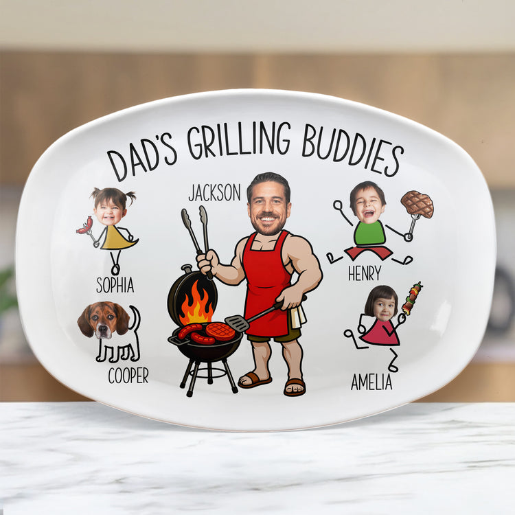 Dads-Grilling-Buddies-Fathers-Day-Gift-For-Daddy-Husband-Grandpa-Personalized-Platter-1