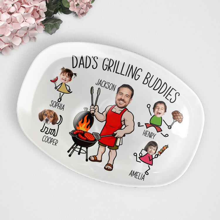 Dads-Grilling-Buddies-Fathers-Day-Gift-For-Daddy-Husband-Grandpa-Personalized-Platter-3