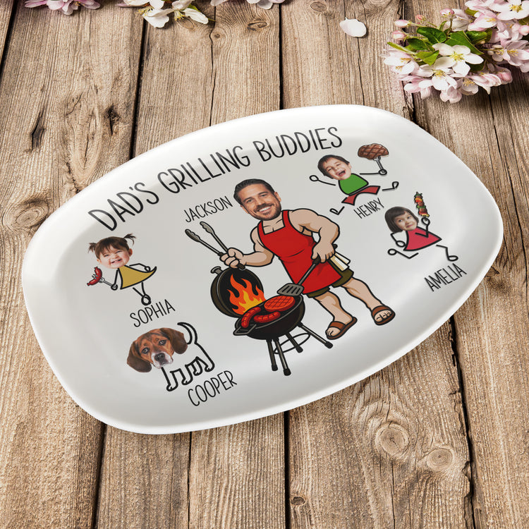 Dads-Grilling-Buddies-Fathers-Day-Gift-For-Daddy-Husband-Grandpa-Personalized-Platter-4