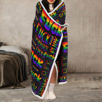 Daily Mantra - Personalized Wearable Blanket Hoodie