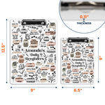Daily Reminders Office Funny Gift For Coworkers Boss - Personalized Acrylic Clipboard