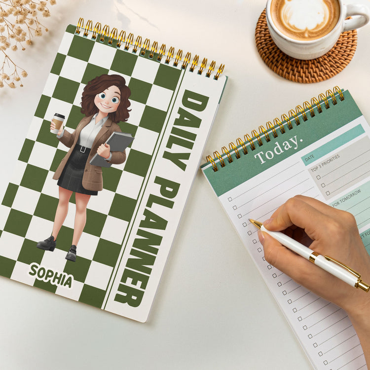 Daily-Planner-Custom-Name,-Character-Gift-For-Coworker-Custom-Planner-2
