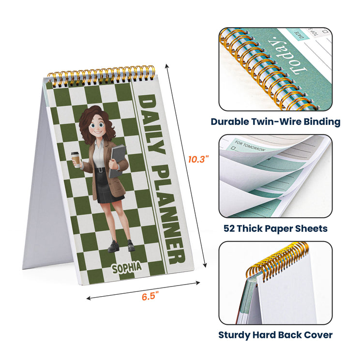 Daily-Planner-Custom-Name,-Character-Gift-For-Coworker-Custom-Planner-6