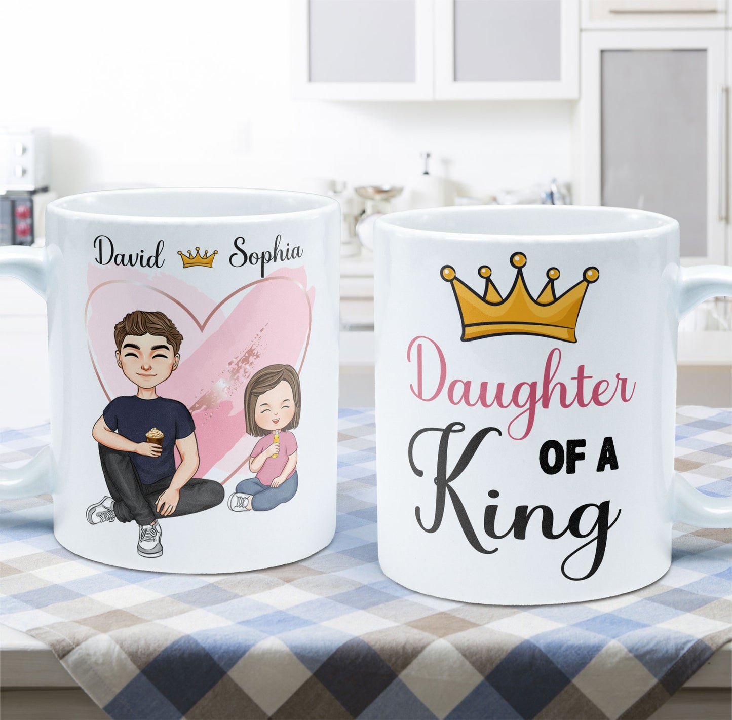 Daughter Of A King - Personalized Mug