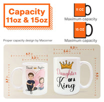 Daughter Of A King - Personalized Mug