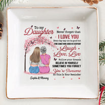 Daughter This Is Your Reminder - Tree Version - Personalized Jewelry Dish