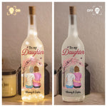 Daughter You're Awesome - Personalized Bottle Lamp