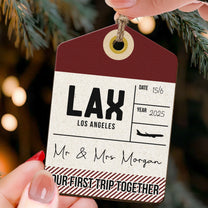 Best Trip Of The Year - Personalized Wooden Ornament