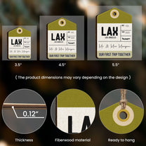 Best Trip Of The Year - Personalized Wooden Ornament