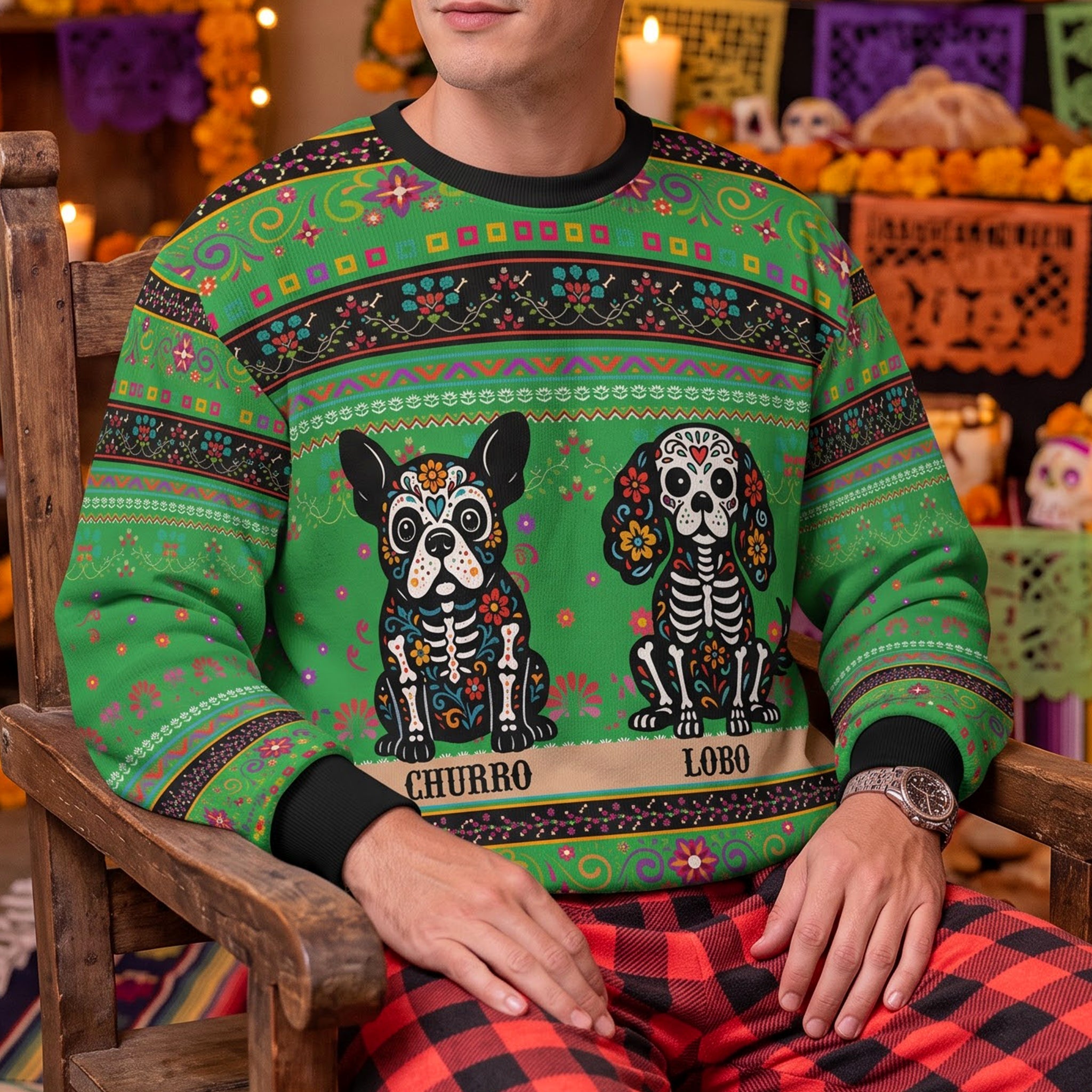 Day-Of-The-Dead-Dog-Cat-Pet-Hispanic-Mexican-Pattern-Personalized-Sweater4