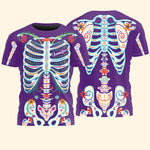 Day-Of-The-Dead-Sugar-Skeleton-Hispanic-Mexican-Latinos-Flowers-Personalized-Shirt