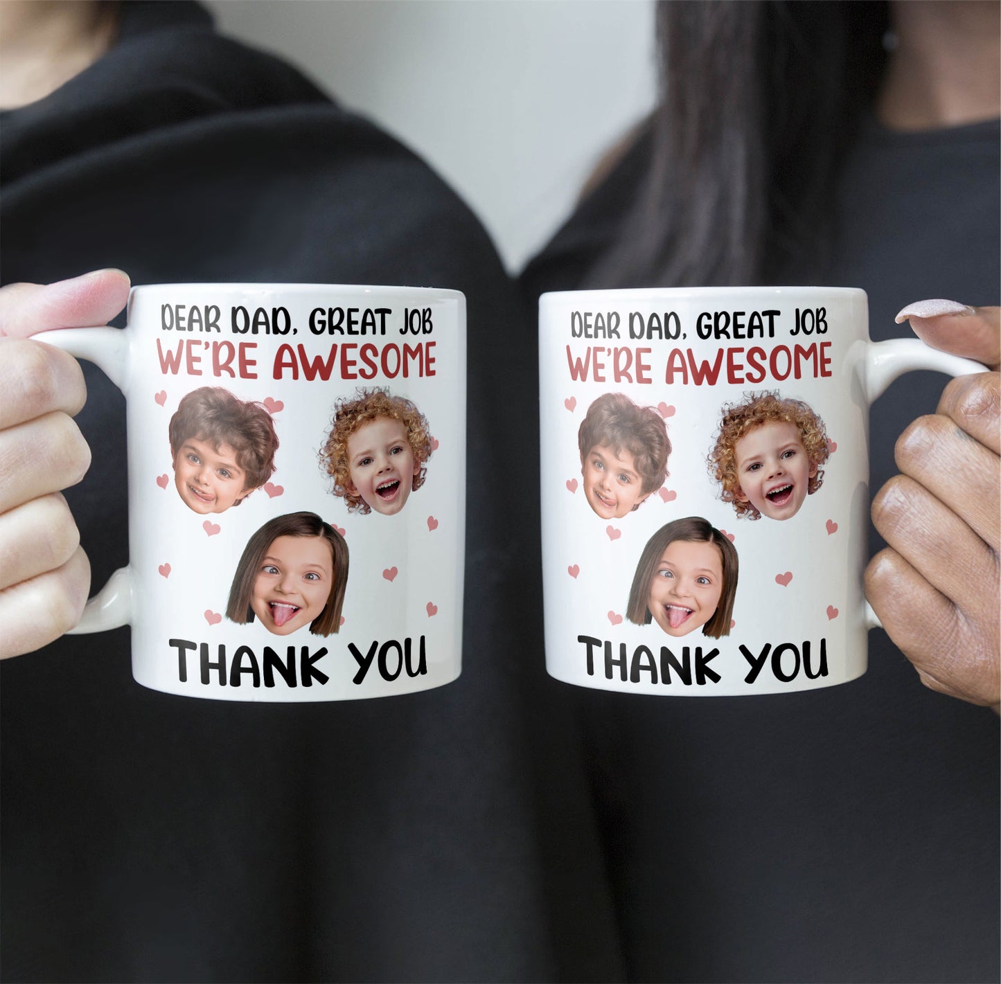 Dear Dad, Great Job - Personalized Photo Mug