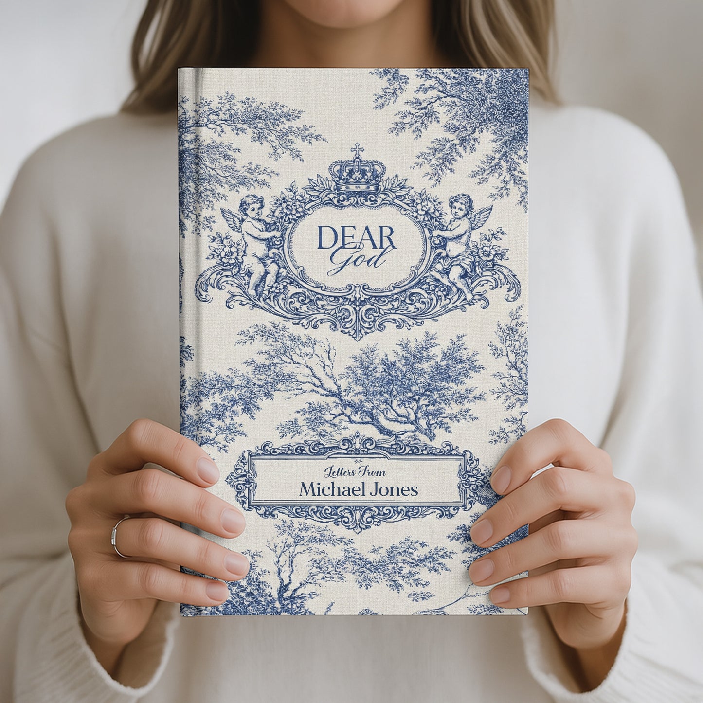 Dear God Letters From - Sermon Notes Faith Gift - Personalized Hardcover Journal