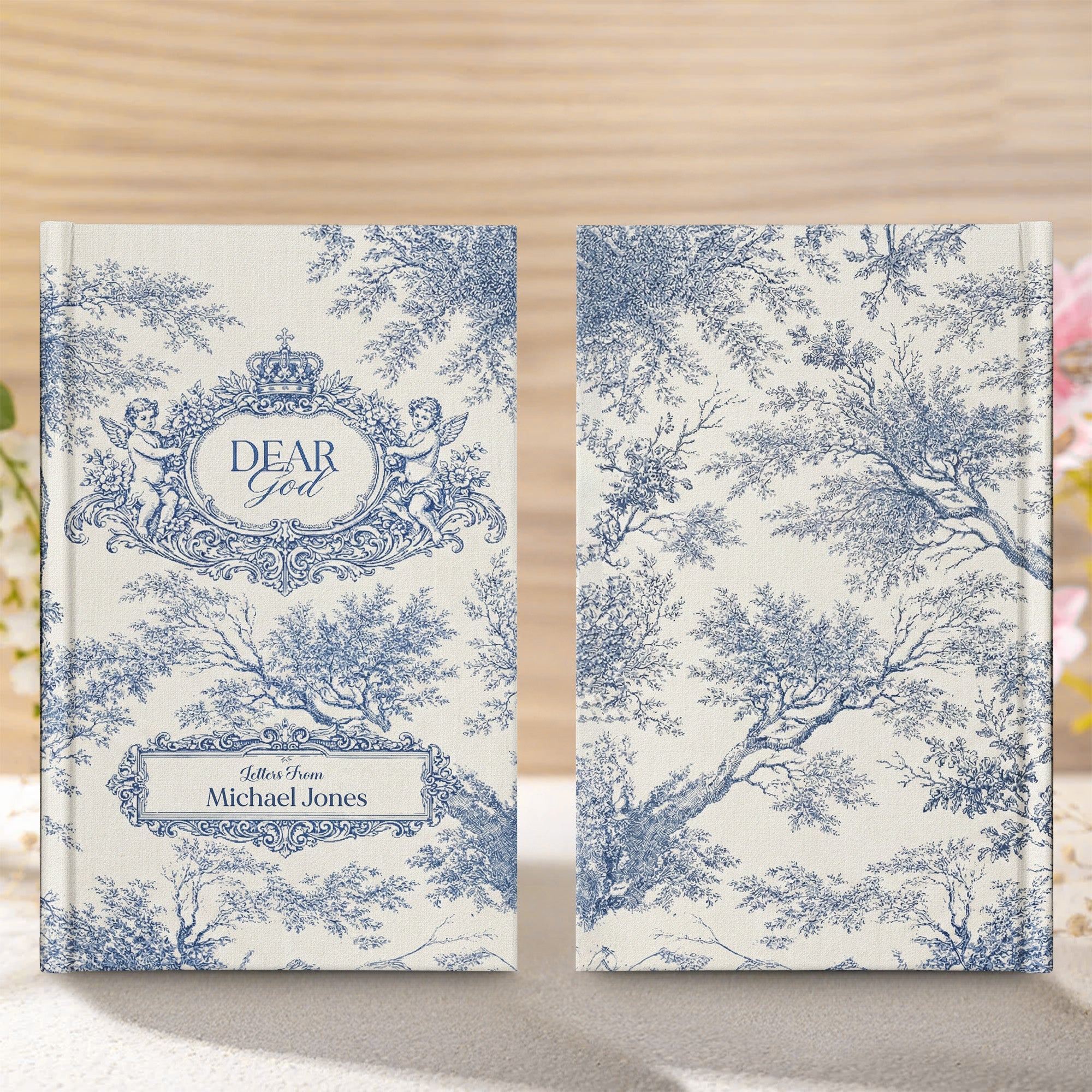 Dear God Letters From - Sermon Notes Faith Gift - Personalized Hardcover Journal