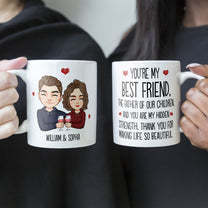 Dear Husband, Thank You From Wife - Personalized Mug