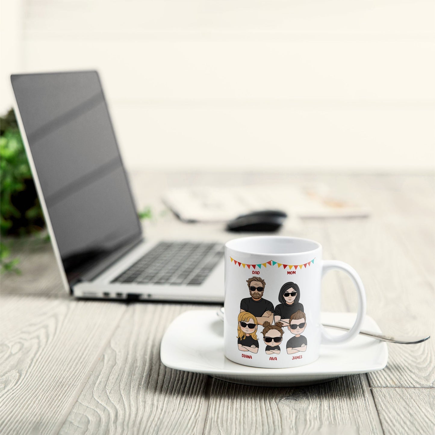 Dear Husband, Thanks For Running This Circus With Me - Personalized Mug