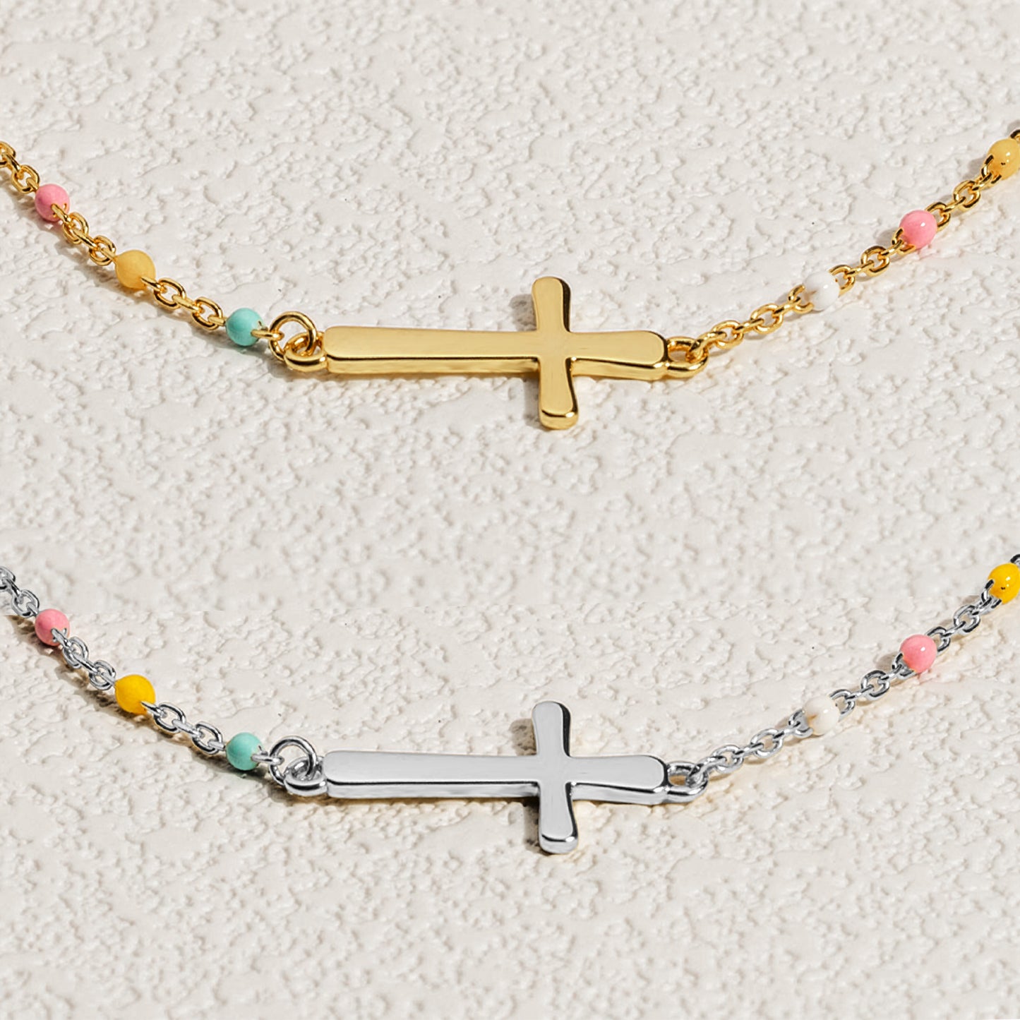 Dear Lord Bless This Beautiful Girl Protect Her - Cross Bracelet With Custom Card
