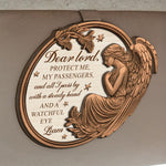 Dear Lord Protect Me And All I Pass By - Personalized Wooden Car Visor Clip