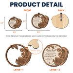 Dear Lord Protect Me And All I Pass By - Personalized Wooden Car Visor Clip