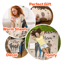 Dear Mom Great Job, We're Awesome Thank You - Personalized Blanket