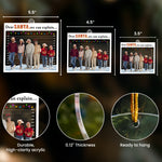 Dear Santa, We Can Explain, Funny Custom Photo For Family, Kids, Friends - Personalized Acrylic Photo Ornament