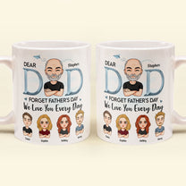 Dear Dad, We Love You - Personalized Mug