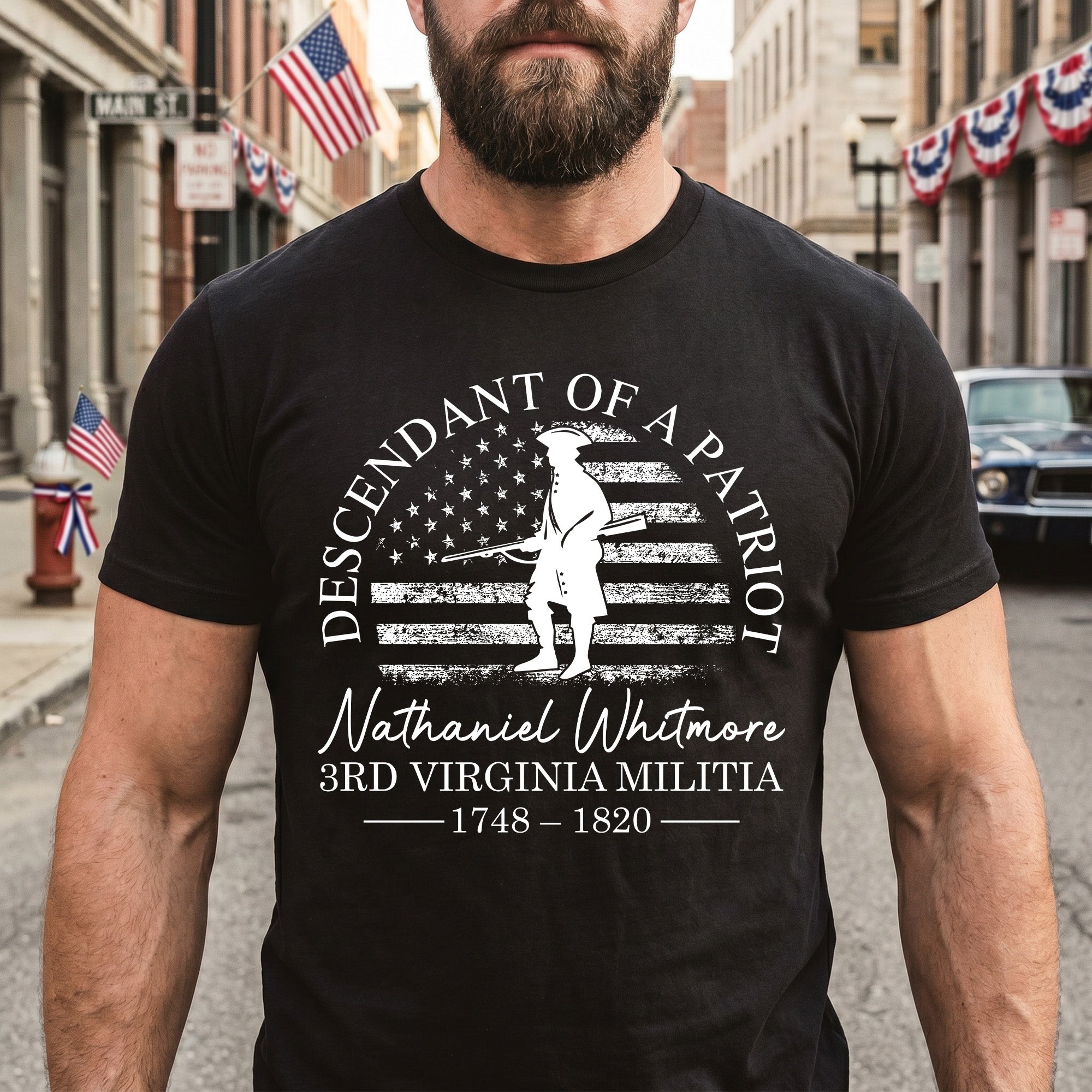 Descendant-Of-A-Patriot-Family-History-Personalized-Shirt-1