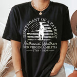 Descendant-Of-A-Patriot-Family-History-Personalized-Shirt-3