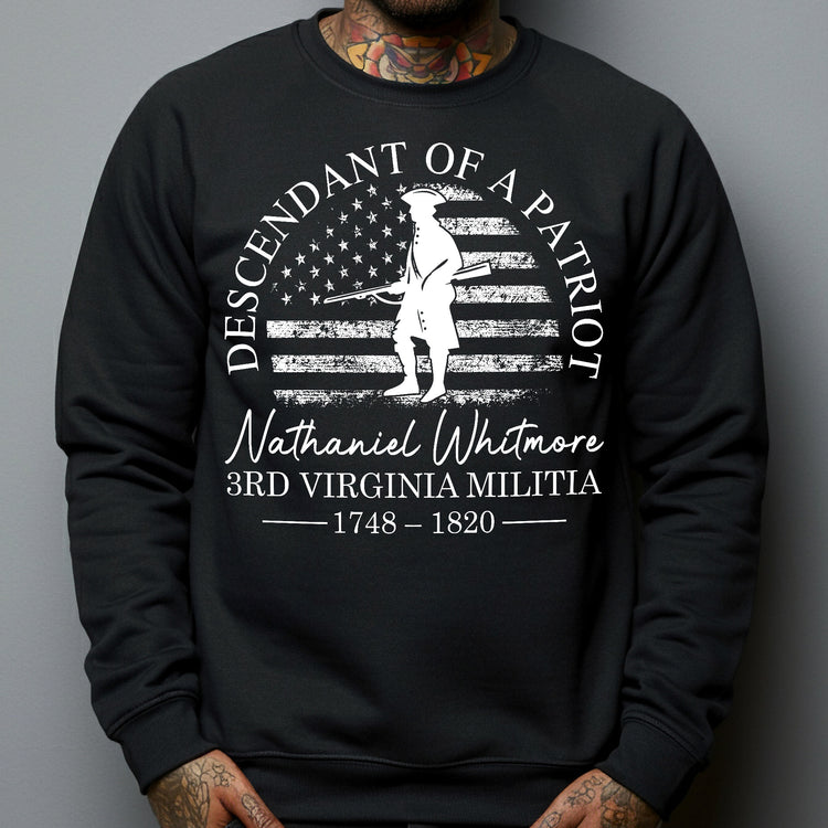 Descendant-Of-A-Patriot-Family-History-Personalized-Shirt-4