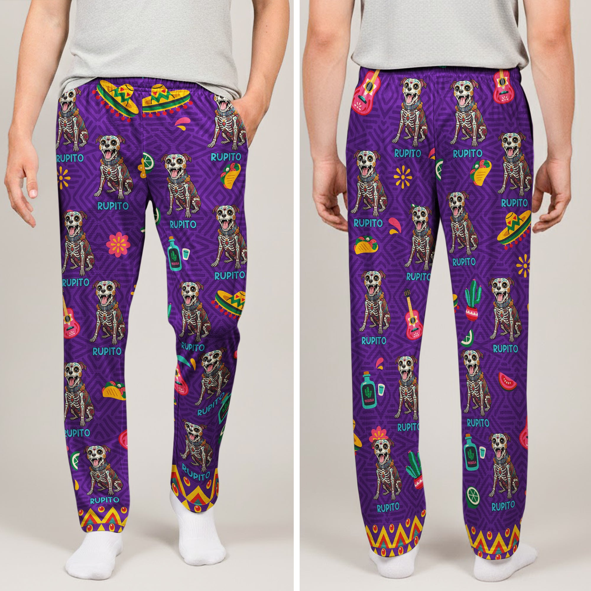 Dia-De-Los-Muertos-Custom-Pet-Photo-Latinos-Mexican-Personalized-Lounge-Pants4