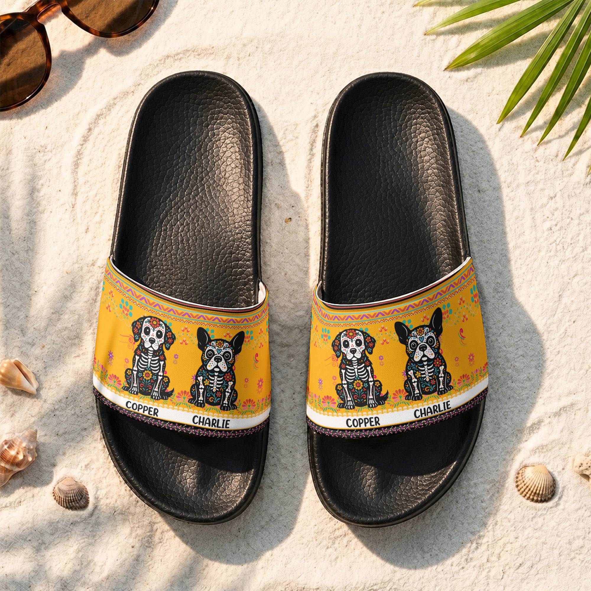 Dia-De-Los-Muertos-Pet-Latinos-Mexican-Day-Of-The-Dead-Personalized-Slide-Sandals-1
