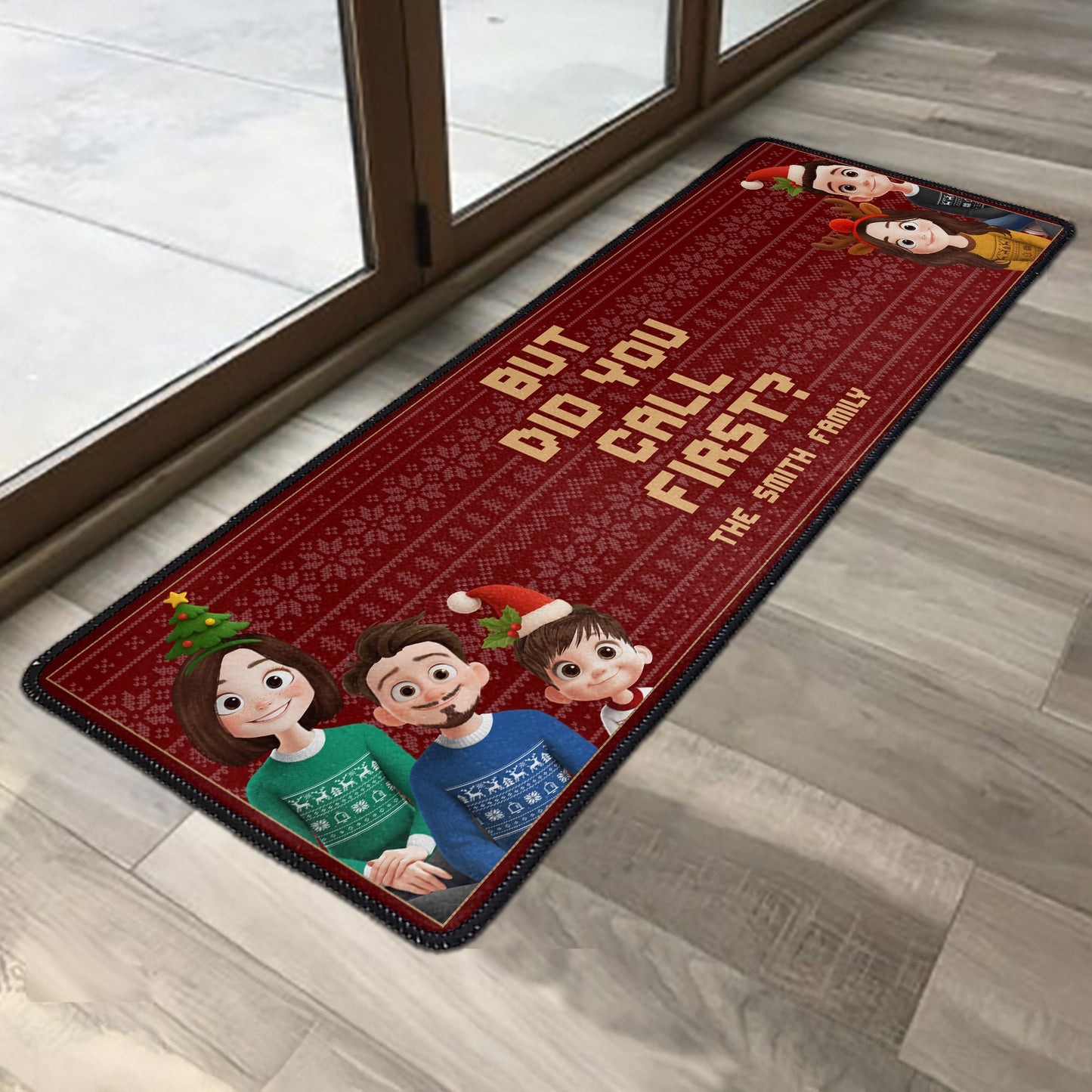 Did You Call First ? - Personalized Runner Rug