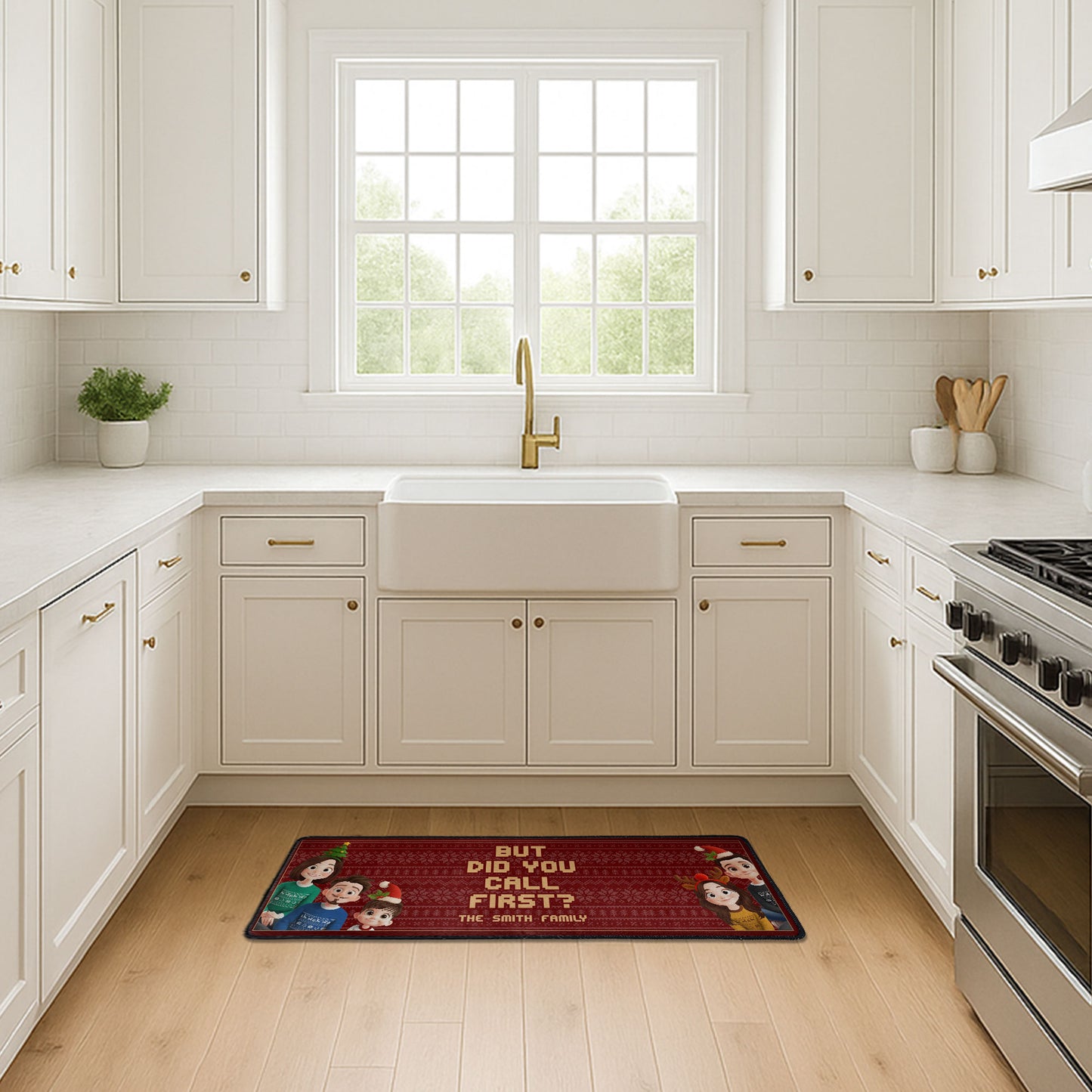 Did You Call First ? - Personalized Runner Rug