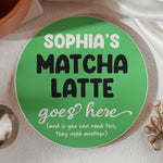 Diet Coke Coaster Funny Desk Decor Exchange Gift For Friends, Coworkers - Personalized Ceramic Coaster