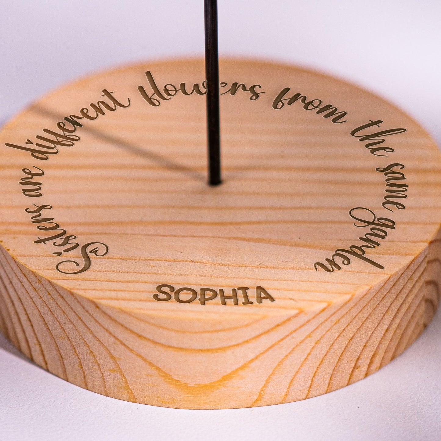 Different Flowers From Same Garden - Custom Stained Glass Birth Flower Suncatcher