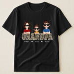 Digital Camouflage Pattern Grandpa - Personalized Shirt