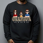 Digital Camouflage Pattern Grandpa - Personalized Shirt