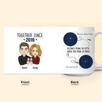 Distance Means So Little - Personalized Mug