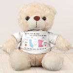 Distance Means So Little When Someone Means So Much - Teddy Bear With Personalized Shirt