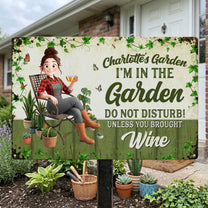 Do-Not-Disturb-Funny-Decor-Sign-Grandma'S-Garden-Plant-Mom-Personalized-Metal-Sign-1