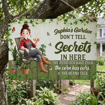 Do-Not-Disturb-Funny-Decor-Sign-Grandma'S-Garden-Plant-Mom-Personalized-Metal-Sign-3
