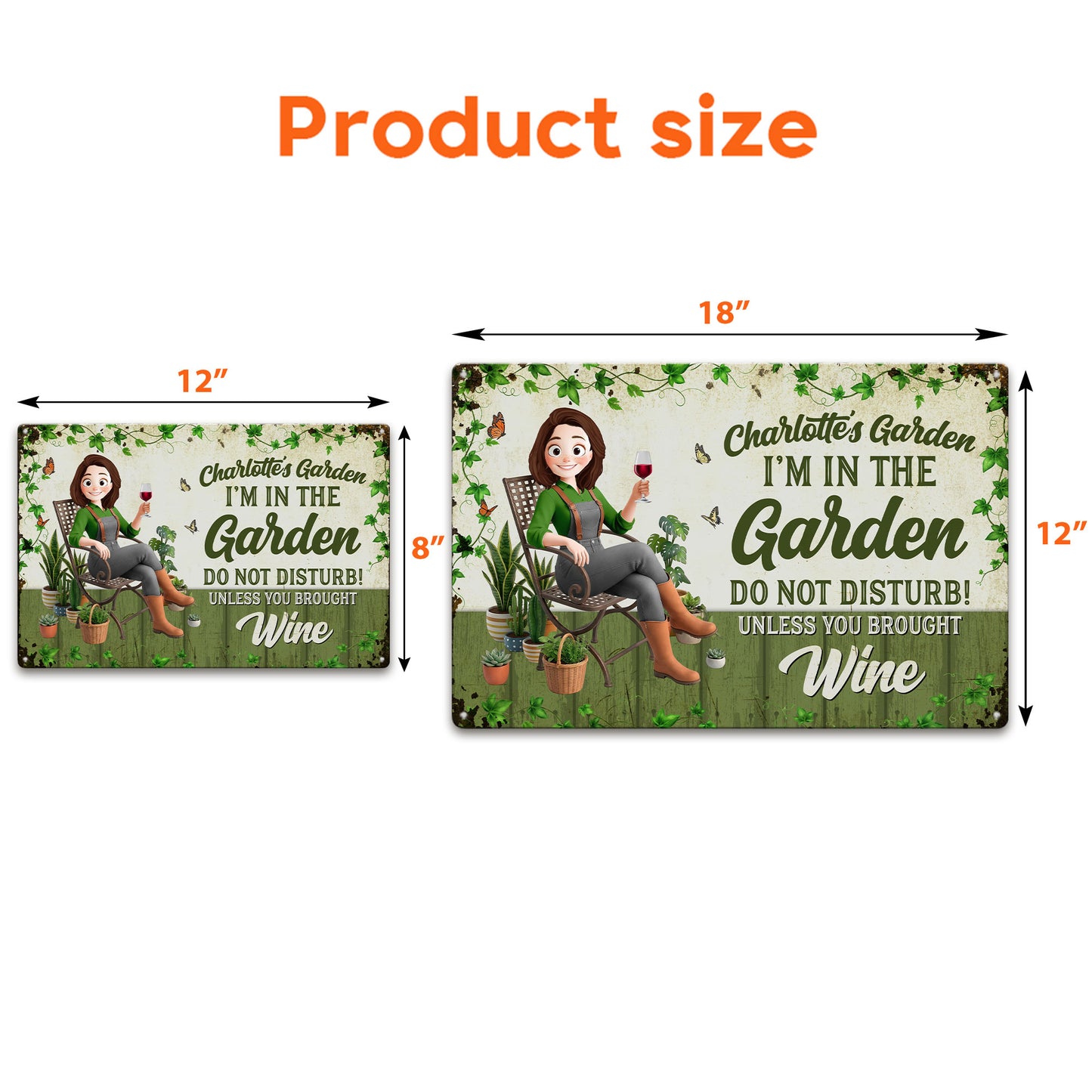 Do-Not-Disturb-Funny-Decor-Sign-Grandma'S-Garden-Plant-Mom-Personalized-Metal-Sign-4